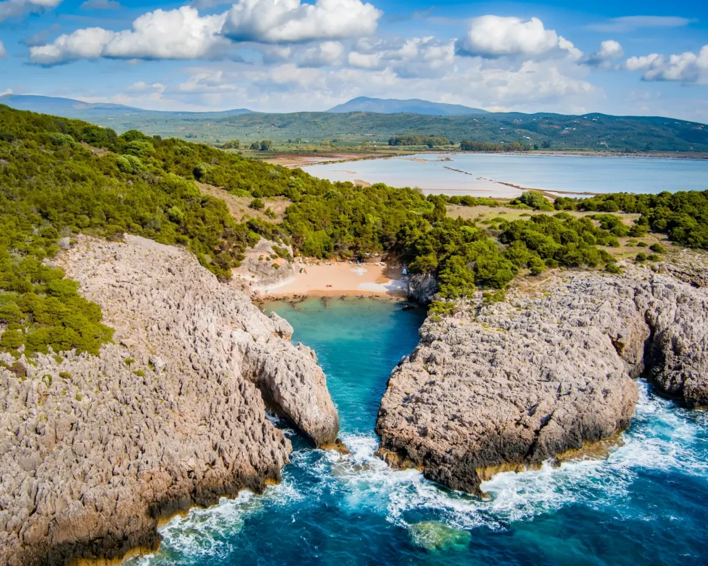Παραλία Γλώσσα Δυτική Μεσσηνία άργιλος