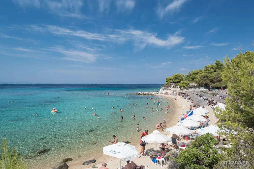 Kalogria Beach Stoupa Mani - sand