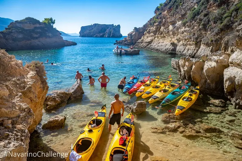 Sea kayaking Navarino Pylos activities