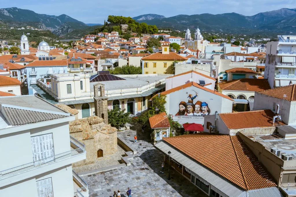 Kalamata Old Town narrow streets