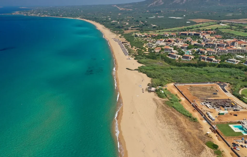 Παραλία Ρωμανού Δυτική Μεσσηνία αμμουδιά