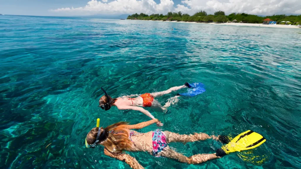 Snorkeling in Mani - underwater springs