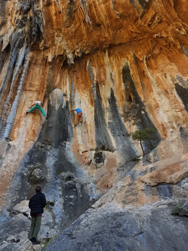 climbing Nedousa Taygetos