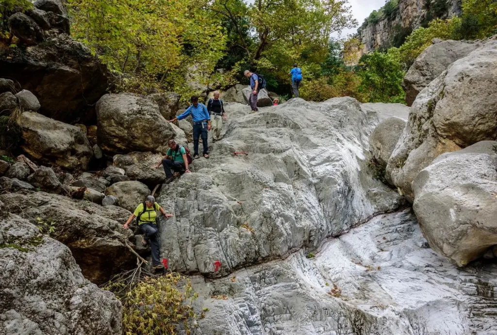 Hiking Ridomo Gorge Mani